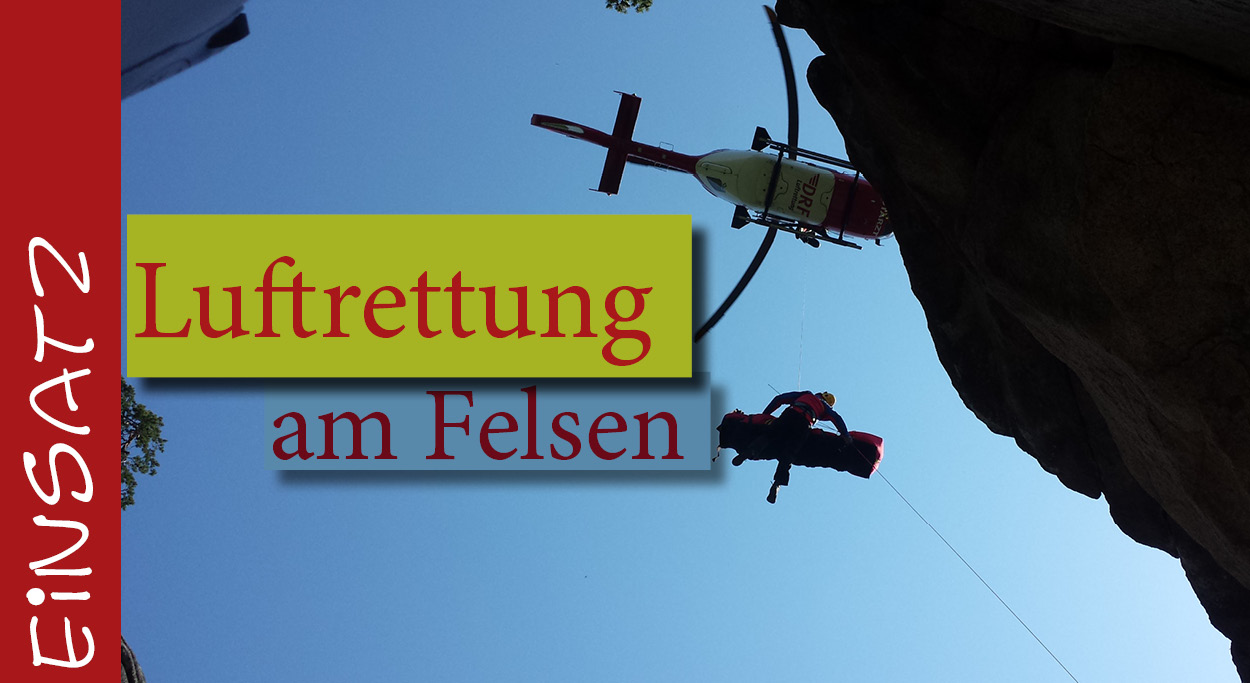 Vogelfelsen Steinwald Luftrettung Christoph 27 OEH HvO First Responder Erbendorf