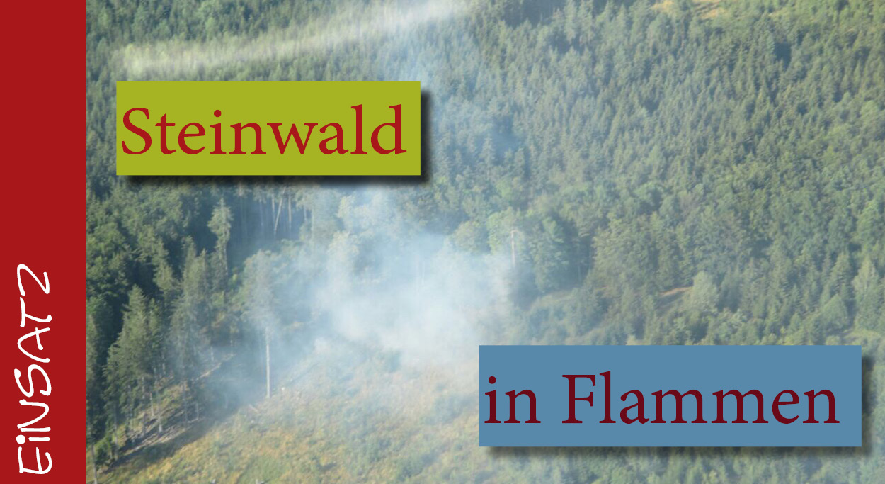 Waldbrand Zainhammer Steinwald Freidenfels