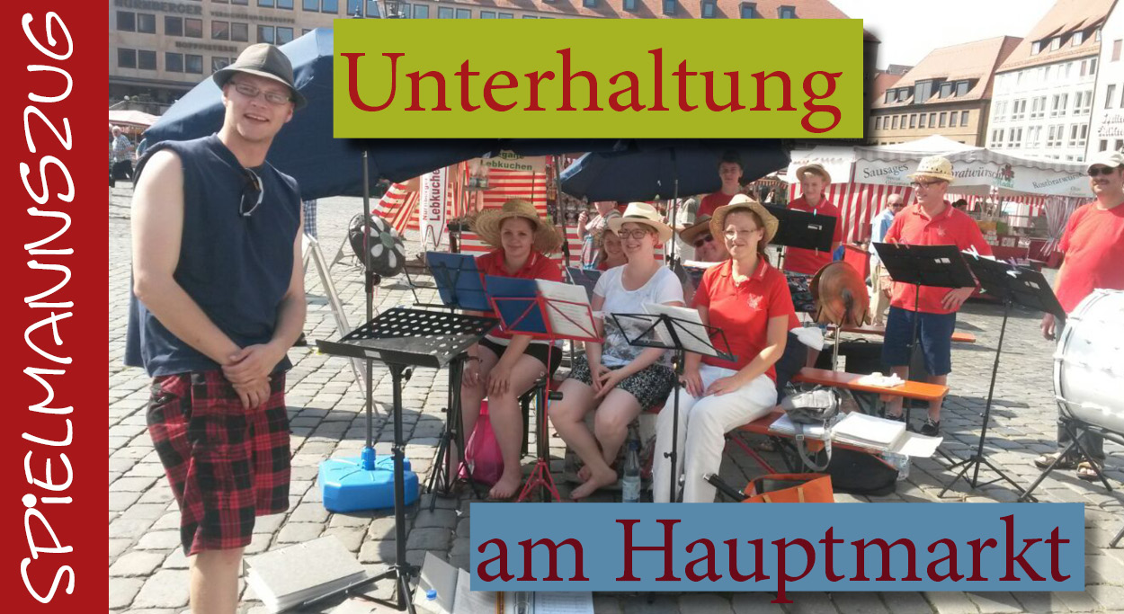 Spielmannszug FFW Erbendorf Nürnberg Steinwald Allianz Stiftland Hauptmarkt