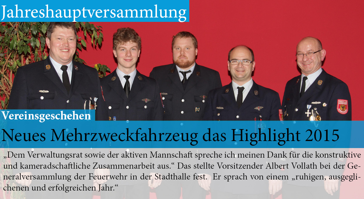 JHV Jahreshauptversammlung Generalversammlung Feuerwehr FFW Erbendorf
